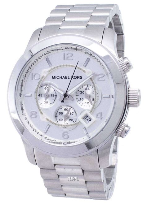 men's michael kors watch silver|michael kors access watch silver.